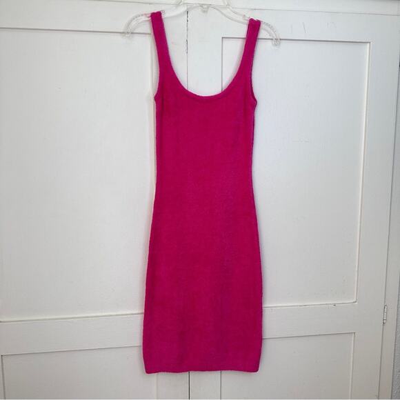 Lovers + Friends Ashley Barbiecore Hot Pink Mini Dress Small - Picture 2 of 7